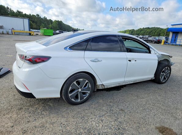 KMHE34L3XKA093774 2019 HYUNDAI SONATA White Задня права чверть