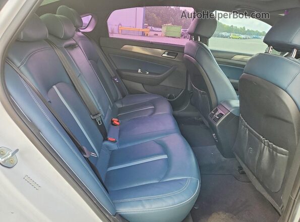KMHE34L3XKA093774 2019 HYUNDAI SONATA White Вид задніх сидінь