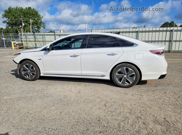 KMHE34L3XKA093774 2019 HYUNDAI SONATA White Задня ліва чверть