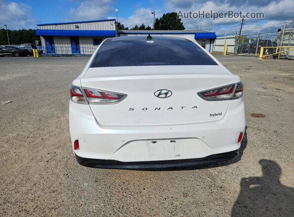 KMHE34L3XKA093774 2019 HYUNDAI SONATA White Вид ззаду