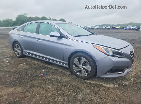 KMHE54L28GA026356 2016 HYUNDAI SONATA Silver Delantero derecho