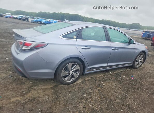 KMHE54L28GA026356 2016 HYUNDAI SONATA Silver Trasero derecho