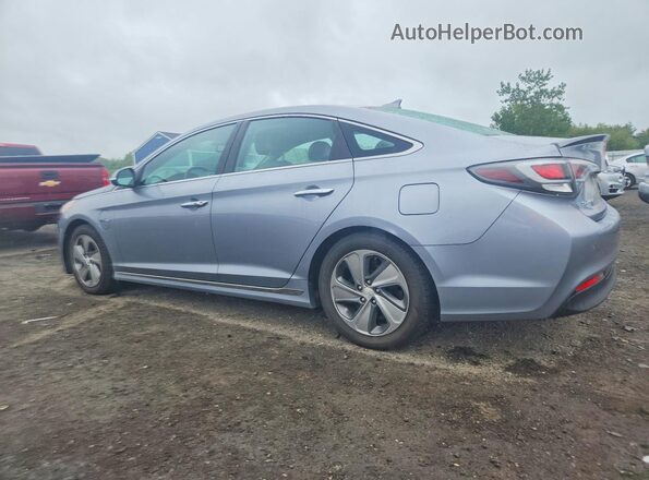 KMHE54L28GA026356 2016 HYUNDAI SONATA Silver Trasero izquierdo