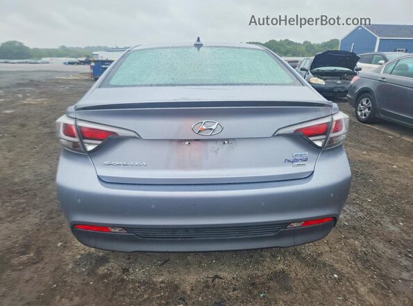 KMHE54L28GA026356 2016 HYUNDAI SONATA Silver Vista trasera