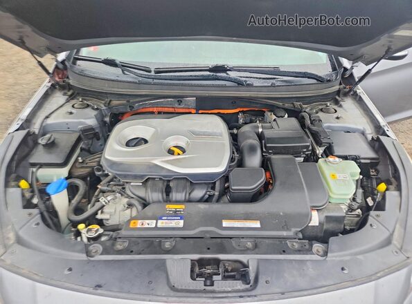 KMHE54L28GA026356 2016 HYUNDAI SONATA Silver Vista interior trasera