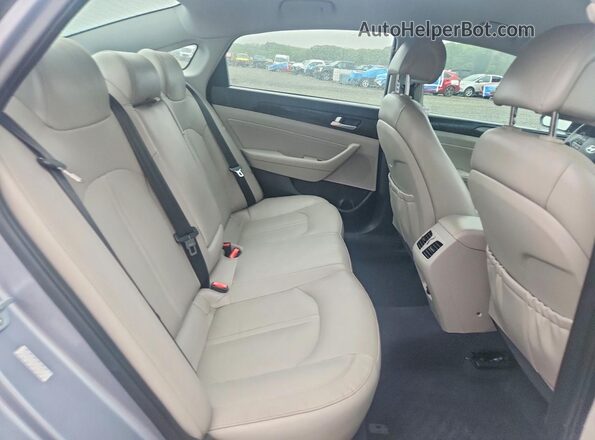 KMHE54L28GA026356 2016 HYUNDAI SONATA Silver Vista de los asientos traseros
