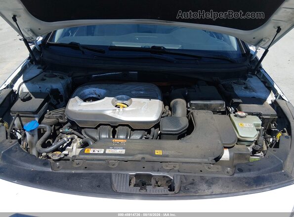 KMHE54L2XHA071588 2017 HYUNDAI SONATA PLUG-IN HYBRID White უკანა ხედი