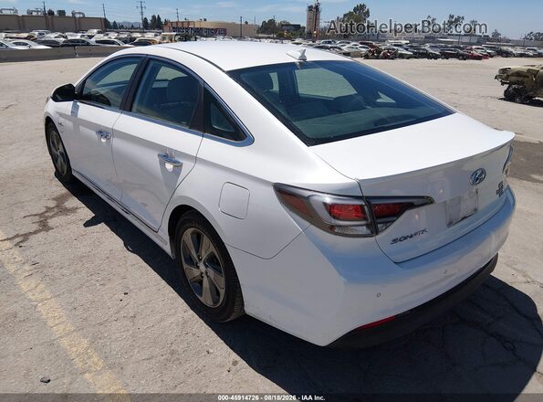 KMHE54L2XHA071588 2017 HYUNDAI SONATA PLUG-IN HYBRID White უკანა მარცხენა