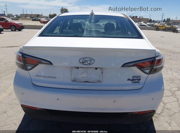 KMHE54L2XHA071588 2017 HYUNDAI SONATA PLUG-IN HYBRID White 