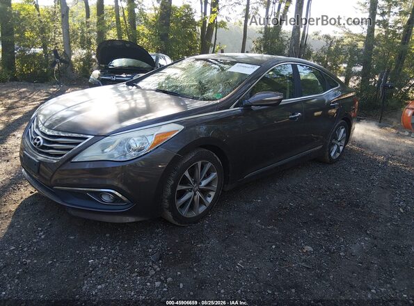 KMHFG4JG6GA532703 2016 HYUNDAI AZERA Brown Առջևի ձախ երեք քառորդ տեսարան