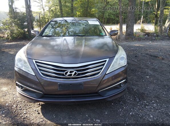 KMHFG4JG6GA532703 2016 HYUNDAI AZERA Brown Սարքավորումների վահանակի տեսք