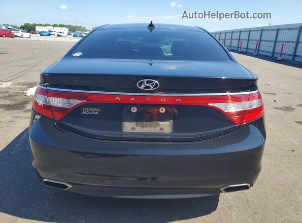 KMHFG4JG7HA583323 2017 HYUNDAI AZERA Black Вид ззаду