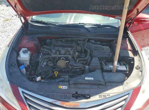 KMHFG4JGXGA509974 2016 HYUNDAI AZERA Burgundy Widok wnętrza z tyłu