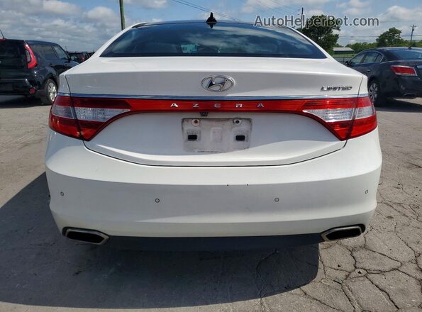 KMHFH4JG2HA586613 2017 HYUNDAI AZERA Белый Вид сзади