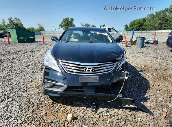 KMHFH4JG7GA569191 2016 HYUNDAI AZERA Black Դիմացի տեսք