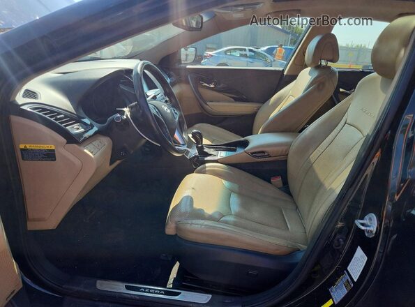 KMHFH4JG7GA569191 2016 HYUNDAI AZERA Black Սալոնի դիմացի տեսք