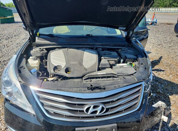 KMHFH4JG7GA569191 2016 HYUNDAI AZERA Black Սալոնի հետևի տեսք