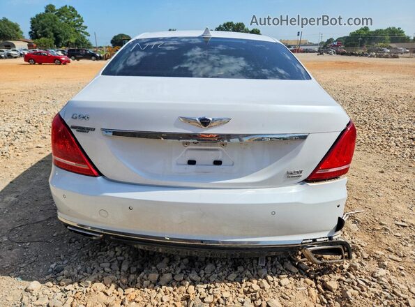 KMHG34JA0JU042128 2018 GENESIS G90 Белый Вид сзади