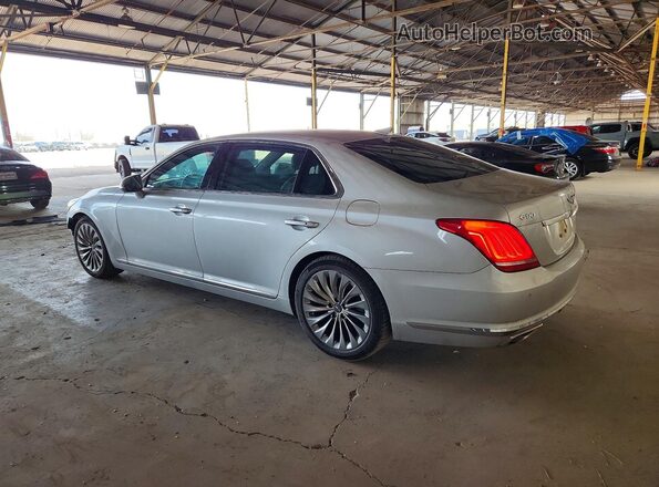 KMHG34JA6JU044868 2018 GENESIS G90 Silver უკანა მარცხენა