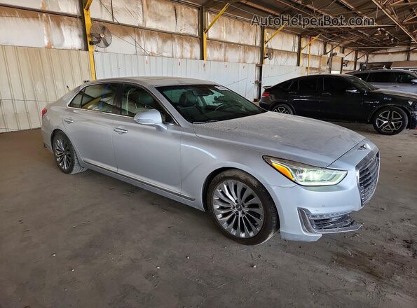 KMHG34JA6JU044868 2018 GENESIS G90 Silver წინა მარჯვენა
