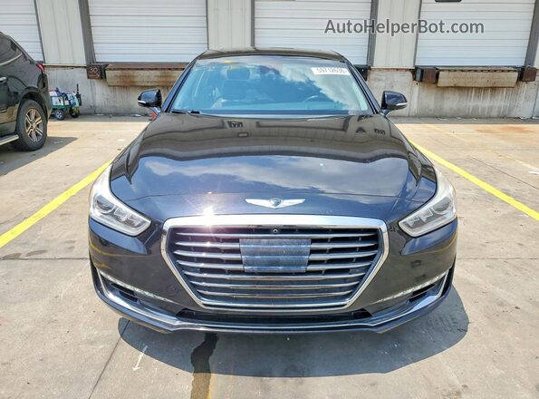 KMHG34JA8KU050267 2019 GENESIS G90 Black Вид спереду
