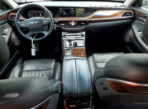KMHG34JA8KU050267 2019 GENESIS G90 Black Вид панелі приладів