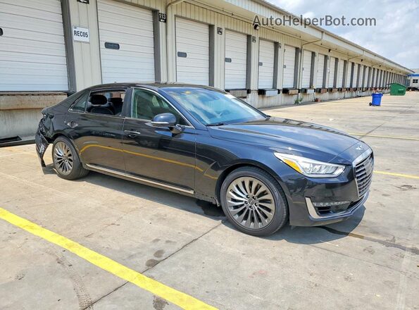 KMHG34JA8KU050267 2019 GENESIS G90 Black Передня права чверть