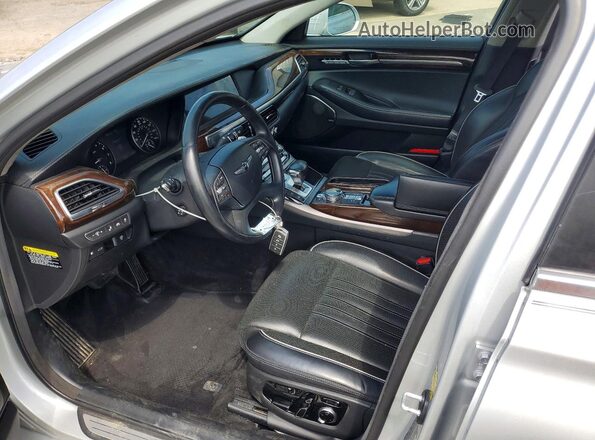 KMHG34JAXKU050285 2019 GENESIS G90 Серый Вид салона спереди