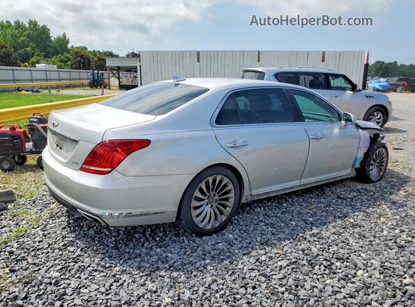 KMHG34JAXKU050285 2019 GENESIS G90 Серый Задняя правая четверть