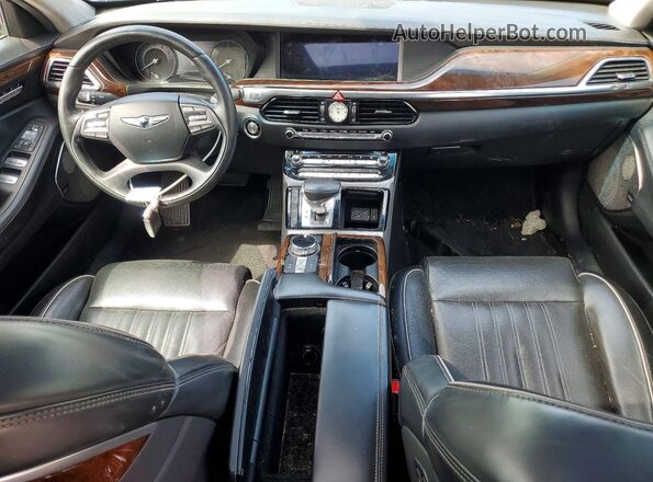 KMHG34JAXKU050285 2019 GENESIS G90 Серый Вид панели приборов