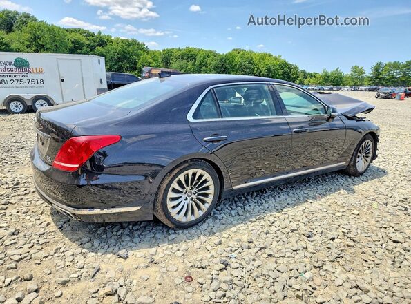 KMHG54JH0JU039429 2018 GENESIS G90 Черный Задняя правая четверть