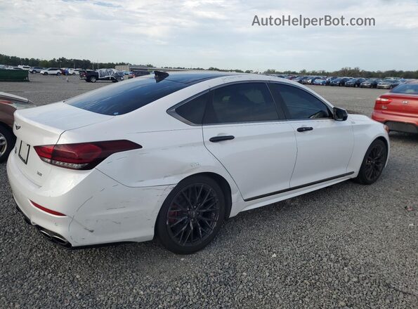 KMHGN4JB0JU242848 2018 GENESIS G80 White Rear right