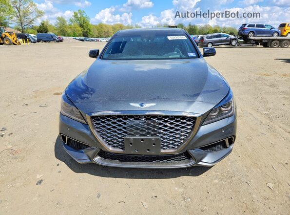 KMHGN4JB2KU300010 2019 GENESIS G80 Gray წინა ხედი