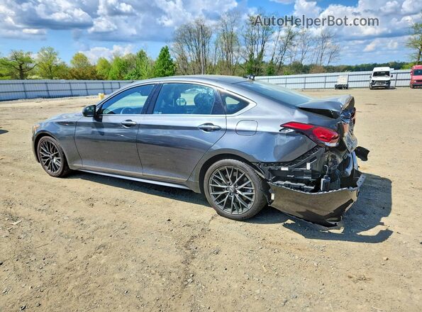 KMHGN4JB2KU300010 2019 GENESIS G80 Gray უკანა მარცხენა