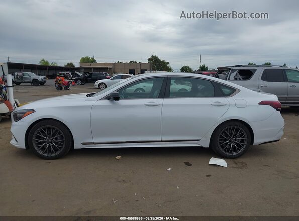 KMHGN4JB3JU244657 2018 GENESIS G80 White Панорамний вид салону 360°