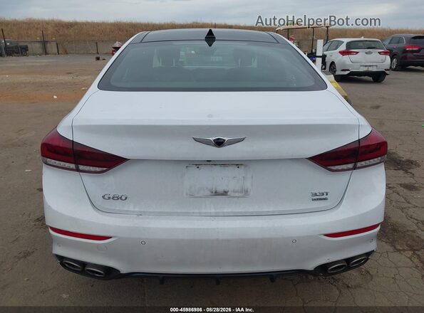 KMHGN4JB3JU244657 2018 GENESIS G80 White 