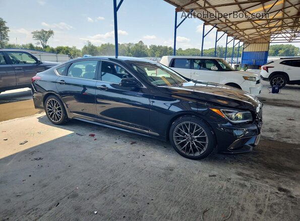 KMHGN4JB3KU290409 2019 GENESIS G80 Black Przód prawy