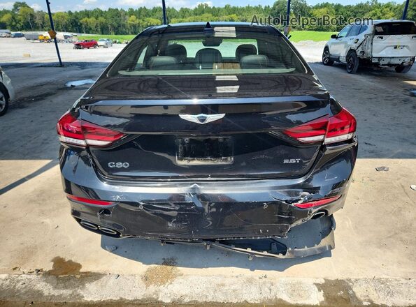KMHGN4JB3KU290409 2019 GENESIS G80 Black Widok z tyłu