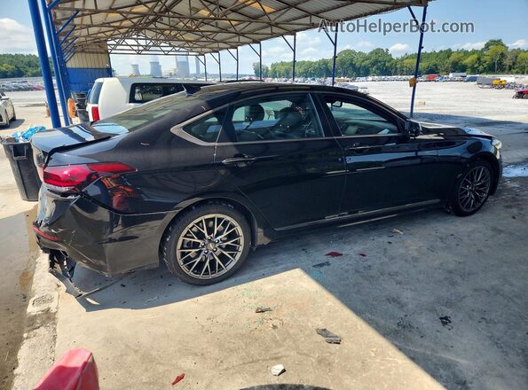 KMHGN4JB3KU290409 2019 GENESIS G80 Black Tył prawy