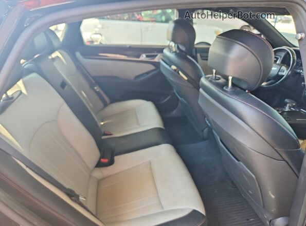 KMHGN4JB3KU290409 2019 GENESIS G80 Black Widok tylnych siedzeń