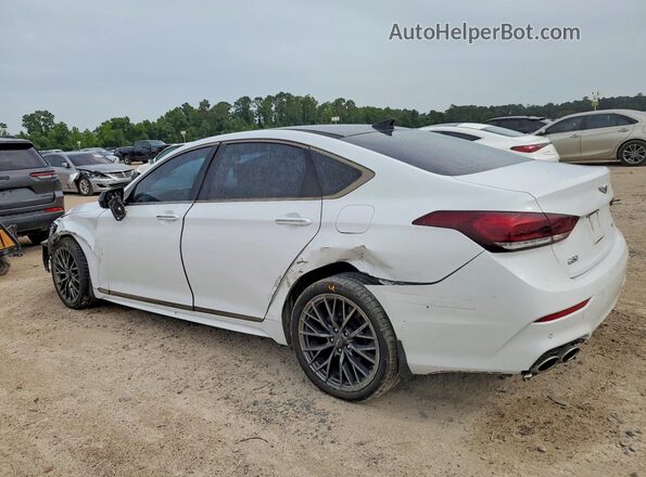 KMHGN4JB5JU223714 2018 GENESIS G80 Белый Задняя левая четверть