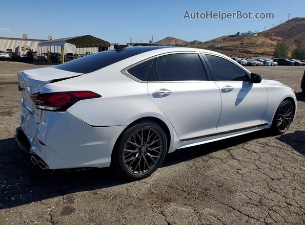 KMHGN4JB5KU296731 2019 GENESIS G80 White უკანა მარჯვენა
