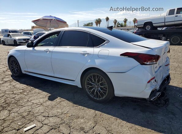 KMHGN4JB5KU296731 2019 GENESIS G80 White უკანა მარცხენა