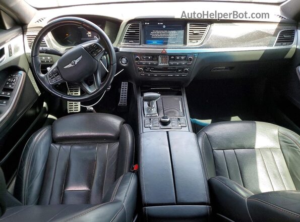 KMHGN4JB9JU248227 2018 GENESIS G80 Black Widok deski rozdzielczej