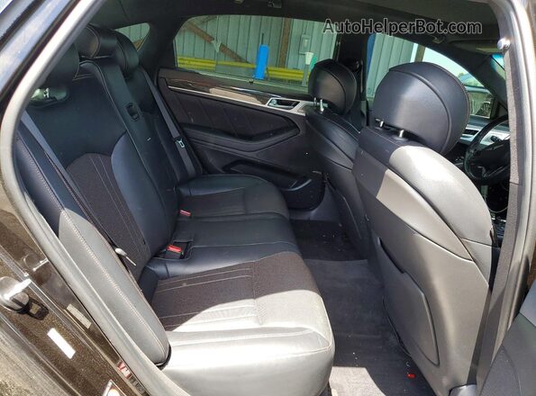 KMHGN4JB9JU248227 2018 GENESIS G80 Black Widok tylnych siedzeń