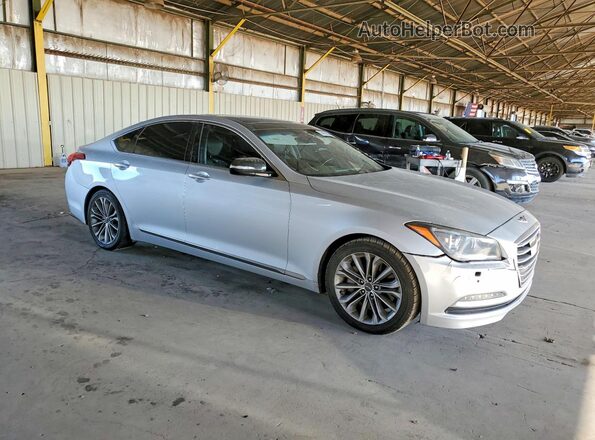 KMHGN4JE0GU125239 2016 HYUNDAI GENESIS Silver Առջևի աջ