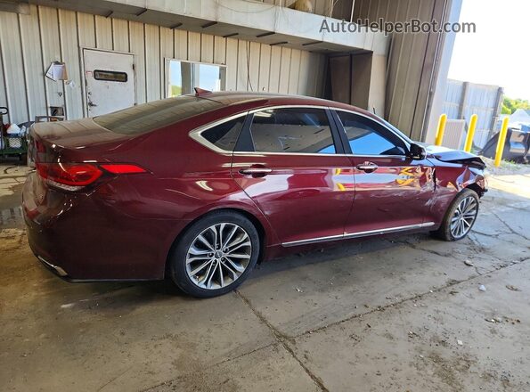 KMHGN4JE2GU127719 2016 HYUNDAI GENESIS Burgundy Tył prawy