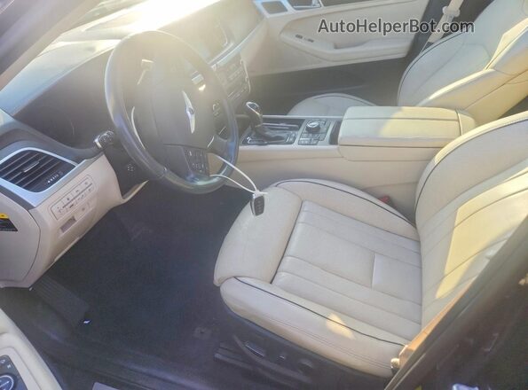 KMHGN4JE2GU137635 2016 HYUNDAI GENESIS Black Widok wnętrza z przodu