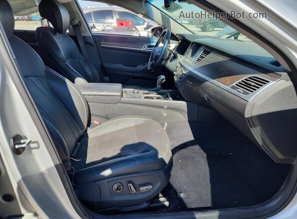 KMHGN4JE4GU134655 2016 HYUNDAI GENESIS Silver Vista interior delantera