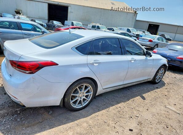 KMHGN4JE4JU262000 2018 GENESIS G80 White Trasero derecho